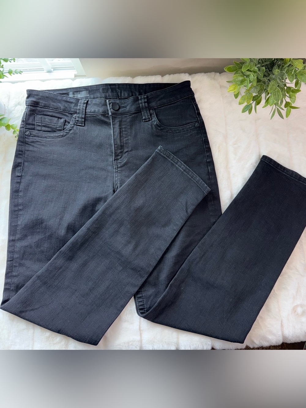 Kut from the Kloth Black Skinny Jeans - Size 10S